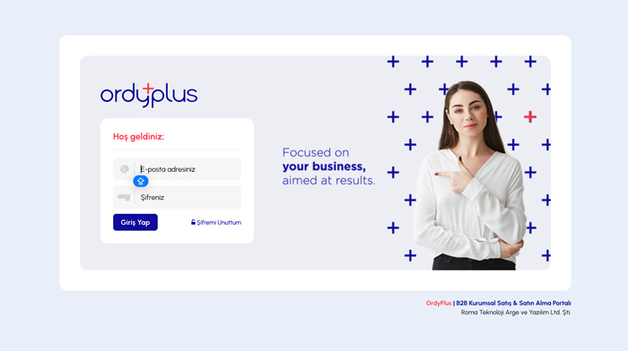 OrdyPlus, farklı sektörlerden firmaların ürünlerini bir araya getirerek hızlı, güvenli ve pratik bir alışveriş deneyimi sunar.